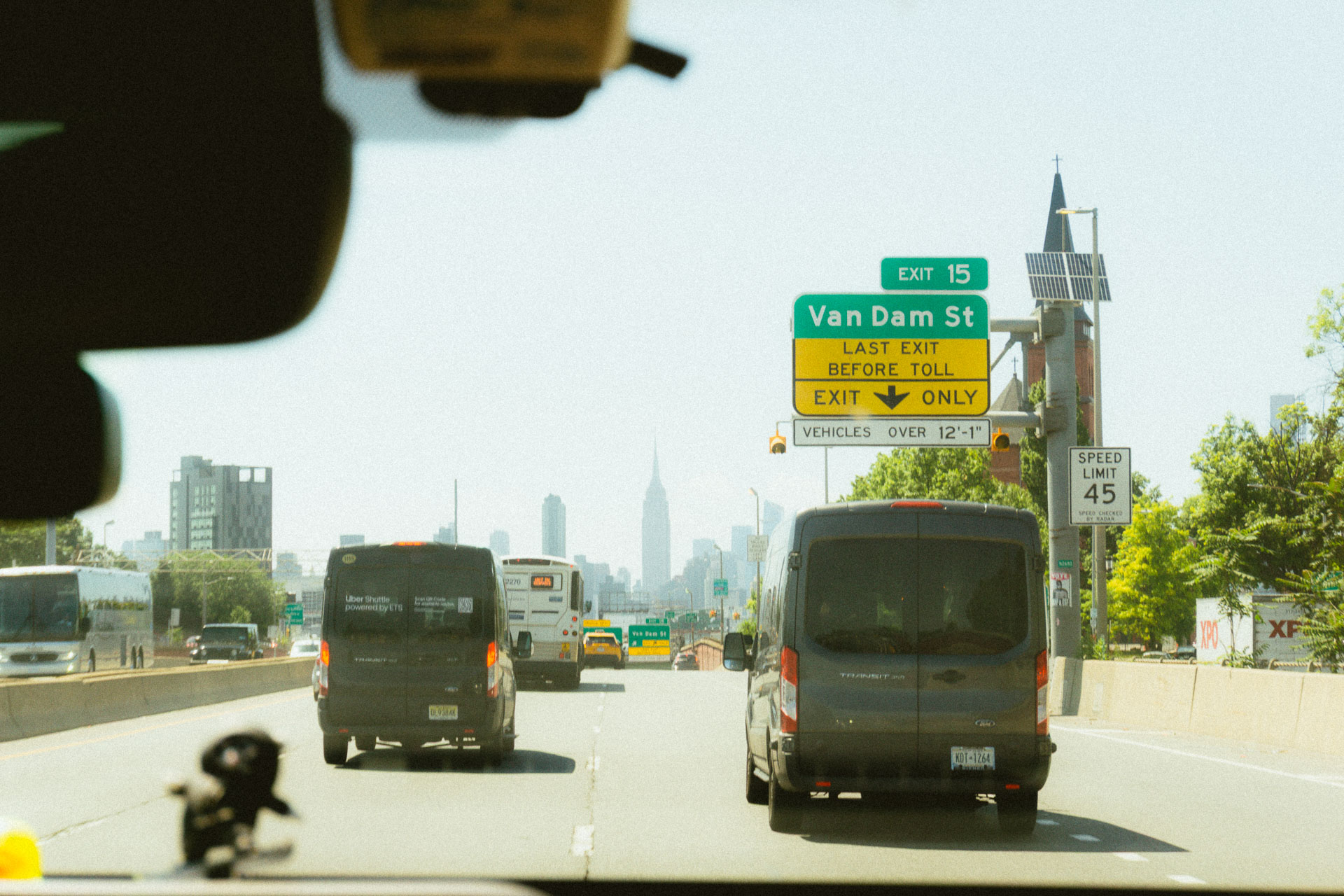 Seeing the EMP for the first time from Long Island Expressway